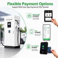 Chargeur de voiture à charge rapide 60 kW 120 kW 240 kW, chargeur DC automatique pour véhicules électriques, système de recharge de voitures électriques
