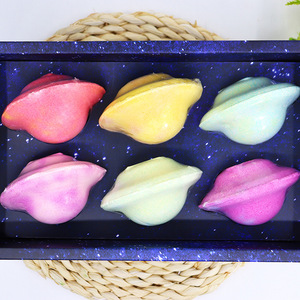 For Toy <strong>Flying</strong> Saucer Bath Salt Ball with Essential Oil Sea Salt Bubble Explosion Effect Bath <strong>Bombs</strong> <strong>Flying</strong> Frisbee - Product Image 2