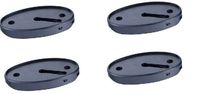 King Show Rock Light 12V Lampe LED d'intérieur Adaptateur de montage Plaques de montage en caoutchouc de grande taille Conception plate