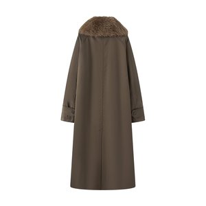 <span class=keywords><strong>Trench</strong></span> grezzo stile europeo americano reversibile in pelliccia di coniglio autunno inverno nuovo 3811250 - Product Image 4