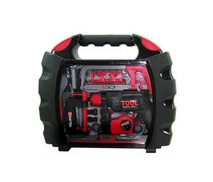 27pcs di simulazione di plastica taglio di potenza strumento box set di giocattoli - Product Image 1