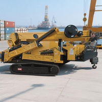 Grue araignée RST L-719 de 12 tonnes tout-terrain diesel à flèche télescopique entièrement orientable pour la manutention de conteneurs portuaires