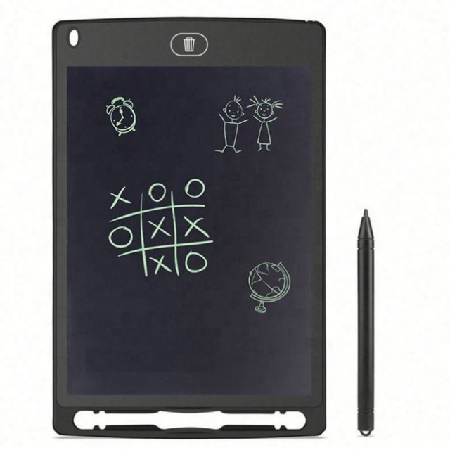 LCD Writing Tablet 8.5 Inch Kids Durable Electronic Writing Board Digital Graphic Drawing Tablet EWriter with Pen Black