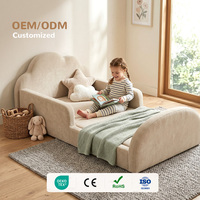 Lit de sol pliable pour tout-petits, lit en mousse pour enfants, lit portable pour voyage et camping, emballage compressé sous vide, housse amovible et lavable, OEM ODM