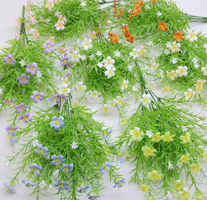 نباتات اصطناعية بلاستيكية تباع مباشرة من المصنع، باقة أوراق سرخس محاكاة لتزيين حفلات الزفاف - Product Image 6