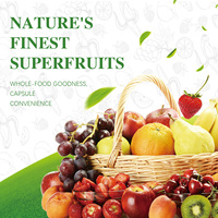 Biologische Superfruitcapsules met 30+ bessen, vruchten & antioxidanten |   Ondersteunt energie en dagelijks welzijn |   Volledige Voedingswaarde