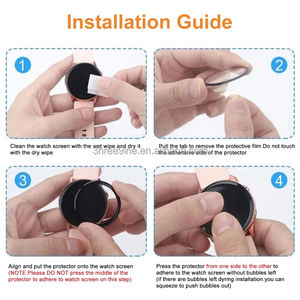 Grade AAA Smart Watch Protector Protecteur d'écran en céramique <span class=keywords><strong>3D</strong></span> pour <span class=keywords><strong>Samsung</strong></span> pour Galaxy Watch6 Couverture complète 44mm 43mm Anti-rayures - Product Image 4