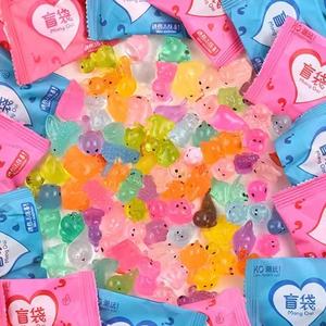 Mini-<span class=keywords><strong>animaux</strong></span> en résine lumineux qui brillent dans le noir, figurines miniatures, petits <span class=keywords><strong>animaux</strong></span> pour cadeau de Pâques - Product Image 2
