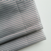 Tissu taffetas imprimé 100 % polyester à séchage rapide, rayé, pour doublure de manches de costume et de sacs, vente en gros directe usine Shaoxing