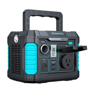สถานีไฟฟ้าพกพา 300W <span class=keywords><strong>ROMOSS</strong></span> 231Wh แบตเตอรี่ลิเธียมสำรองสำหรับตั้งแคมป์ เครื่องกำเนิดไฟฟ้าพลังงานแสงอาทิตย์ พร้อมเต้ารับไฟฟ้ากระแสสลับ 120V 22V แบบ Pure Sine Wave - Product Image 1