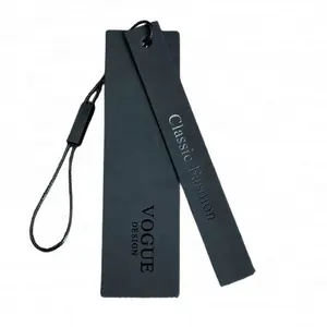 Luxe Mode Papier Hang Tag Kledingstuk Accessoires Kleding Label Custom Haarverlenging Hangtag Met Afdrukken Logo