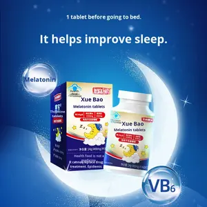 เมลาโทนินสำหรับผู้ใหญ่ฉางซิง ผสมวิตามินบี6 100 เม็ด-ช่วยให้นอนหลับดีขึ้นและเสริมสร้างความหนาแน่นของกระดูก - Product Image 5
