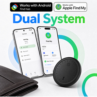 Pour les Commuters : Portefeuille Intelligent Compact avec Traceur GPS pour Porte-Passeport, Design de la taille d'une pièce de monnaie, compatible iOS et Android, pour localiser facilement vos objets.