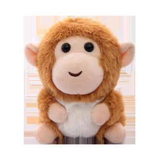 Mini porte-clés en peluche singe, 3 couleurs, pour le commerce électronique transfrontalier, les boutiques de cadeaux, OEM personnalisé pris en charge - Product Image 4