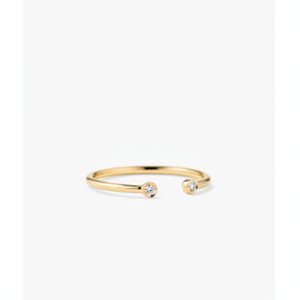 Anillos de Diamantes y Zafiros Blancos Cultivados en Laboratorio por Menos de 200 - Product Image 1