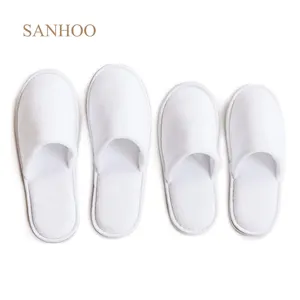 Всесезонные тапочки SANHOO с вышивкой и логотипом на заказ, массажные тапочки для гостевой комнаты, спа