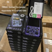 Console de jeu portable open source R36S, transparente violette, lecteur de jeux portable, système ARKOS, RK3326, 640X480, rétro RPG Arcade