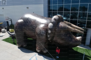 Modelo Inflable Gigante de Triceratops, Dinosaurio Prehistórico para Decoración de Carnaval de Dinosaurios/Exhibición/<span class=keywords><strong>Museo</strong></span>/Park Temático - Product Image 3