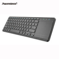 Keyboard Nirkabel Mini Keyboard Bluetooth Azerty Touchpad Keyboard untuk Lenovo G560