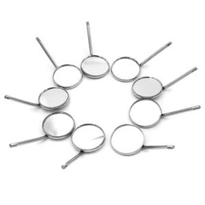 Instrumento de dentista antivaho, espejo liso, reflectores orales de acero inoxidable, espejo de boca Dental autocalvable - Product Image 1