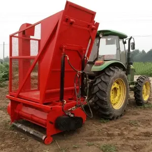 Op Een Tractor Gemonteerde Maïsoogstmachine Voor Het Voeren Van Een Voederoogstmachine Voor Hakselmachine