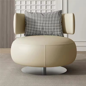 <span class=keywords><strong>Sillón</strong></span> <span class=keywords><strong>Giratorio</strong></span> Nórdico, Sofá Moderno Minimalista para Sala de Estar, Dormitorio, Balcón, Silla de Descanso Creativa para el Hogar <span class=keywords><strong>y</strong></span> Hoteles - Product Image 2