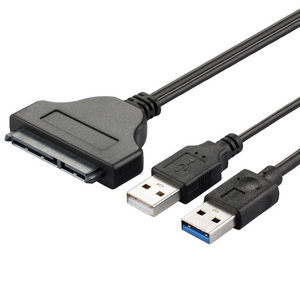 Cable <span class=keywords><strong>USB</strong></span> 3.0 Easy Drive con Núcleo de Cobre a Adaptador de Disco Duro <span class=keywords><strong>SATA</strong></span> SSD, Controlador ASM1053, Modelo de Lectura de 2.5 Pulgadas ADPU2ST-A01 - Product Image 1