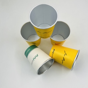 Vasos de Papel de Aluminio Desechables Ecológicos Impresos Personalizados de 4oz/8/10oz para Bebidas Calientes/Frías, Café, Leche, Té, Grado Alimenticio - Product Image 5