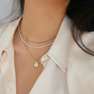 Mặt dây chuyền hoa hồng thời trang mạ vàng 18K chất lượng cao bằng thép không gỉ, quà tặng thiết kế hoa hồng - Product Image 4