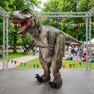 <strong>Adult</strong> Walking Hidden Leg Animatronic <strong>Dinosaur</strong> <strong>Costume</strong> Suit With Sound and Movement for Carnival Event Show Park Exhibition - Product Image 4