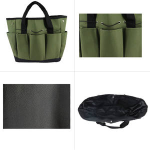 Sac de transport pour outils de jardinage très vendu avec poches, porte-outils, organisateur, sac de transport, sac à outils de jardin pour hommes et femmes - Product Image 6