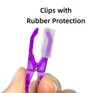 Clip Multiuso per Cucito, Morsetti Multicolore per Tessuti, Forniture per Cucito, Lavori di Carta, Rilegatura, Appendere Piccoli Oggetti - Product Image 4