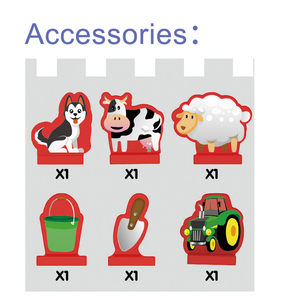 Juego de Ladrillos de <span class=keywords><strong>Plastilina</strong></span> para Niños, Juguete Creativo de Modelado de Escenas de <span class=keywords><strong>Granja</strong></span> DIY - Product Image 3