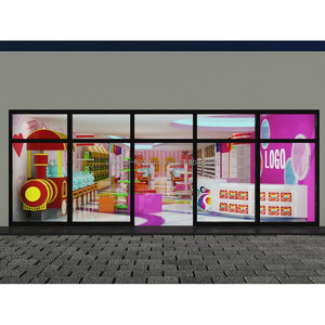 Quiosco <span class=keywords><strong>de</strong></span> dulces moderno y atractivo, cabina <span class=keywords><strong>de</strong></span> comida dulce moderna, Mostrador <span class=keywords><strong>de</strong></span> exhibición <span class=keywords><strong>de</strong></span> postres, cabina <span class=keywords><strong>de</strong></span> donuts, Mostrador <span class=keywords><strong>de</strong></span> algodón <span class=keywords><strong>de</strong></span> azúcar a la venta - Product Image 5