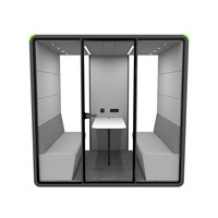 Cabine insonorisée de haute qualité pour enregistrement vocal, cabine acoustique insonorisée pour bureau, espace privé silencieux