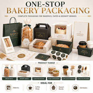 Cajas Grandes para Pasteles, Caja de Panadería, Caja para Pasteles, Dulces, Galletas, <span class=keywords><strong>Sushi</strong></span>, Postres, Repostería, Empaque Elegante de Papel - Product Image 2