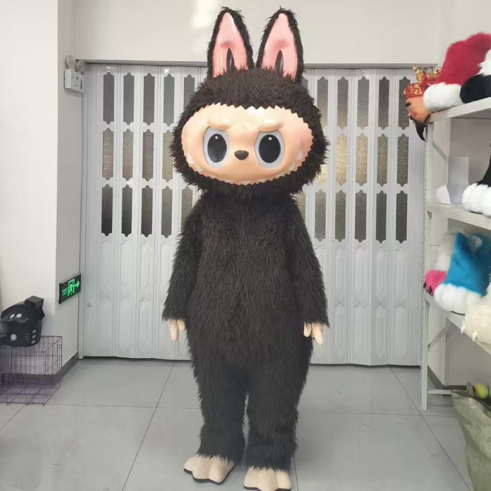 Labubu コスプレ 高品質の大人のlabubuマスコット衣装カスタムコスプレ服
