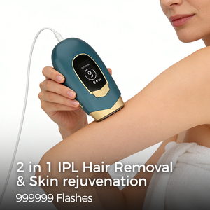 Depiladora Láser IPL Portátil <span class=keywords><strong>para</strong></span> Uso Doméstico, Indolora, 510k, 16j, 500,000 Pulsos, Color Verde, Depiladora Láser IPL <span class=keywords><strong>para</strong></span> Uso Doméstico - Product Image 1