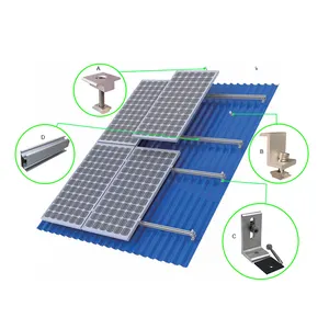 BRISTAR定制金属屋顶太阳能电池板安装架光伏支架生产设备