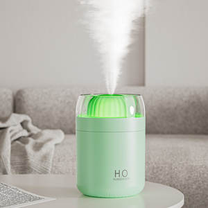 Nueva purificación de aire de <span class=keywords><strong>cactus</strong></span> de oficina de escritorio H2O, sueño silencioso, luz nocturna ambiental que cambia de color, personalización de regalo promocional - Product Image 3