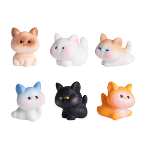 ดีพี มินิ ฟิกเกอร์การ์ตูนแมวน้อยเรซิ่นของตกแต่งบนโต๊ะสำหรับเด็กและผู้ใหญ่ - Product Image 5