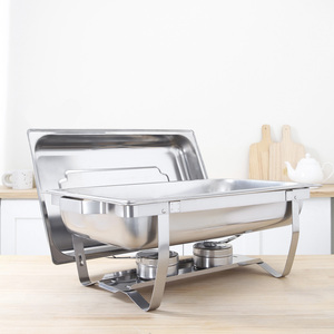Réchaud à buffet multifonction en acier inoxydable, chauffe-plats pour buffet, design détachable pour restaurant - Product Image 2