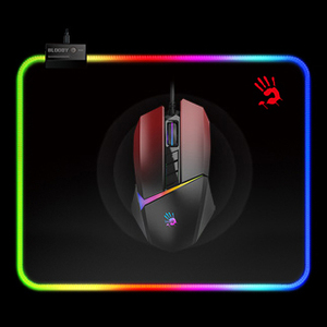 A4tech Đẫm Máu MP-45N vải RGB Chuột chơi game <span class=keywords><strong>pad</strong></span> 450*400mm cuộn lên máy tính trong kho - Product Image 4