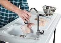 La plupart de table se pliante de nettoyage de poissons en plastique de HDPE de choix pour l'usage extérieur