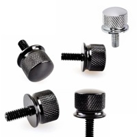 Accesorios para Motocicleta: Herraje de Montaje Trasero de Liberación Rápida para Asiento de Crucero, Tuerca y Tornillo de Aleación de Aluminio Cromado Inoxidable