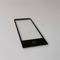 Personnalisé 2.5D AR Enduit Verre Trempé Noir Sérigraphie Gorille Verre LCD Écran Tactile Panneau de Verre