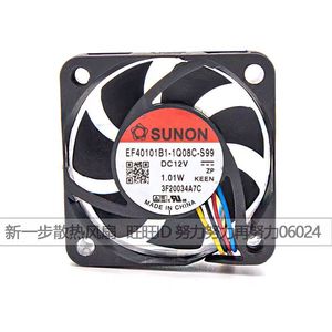 SUNON 4010 Fan 12V 1.01W PWM Temperature Control <b>Computer</b> <b>Case</b> Cooling - Product Image 1