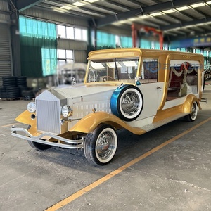 European Classic Style Funeral Coffin Car Funeral Ceremony Coffin Carriage <b>Trailer</b> Popular Electric Funeral Buggy - Product Image 5