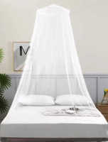 Moustiquaires dôme pliables faciles à installer en polyester pour chambres à coucher
