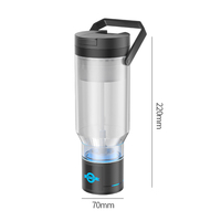 Botol Air Hidrogen Private Label 750ml Teknologi SPE PEM 4000PPB Alkali pH 7.5 Pembuat Ionizer H2 Harga Distributor